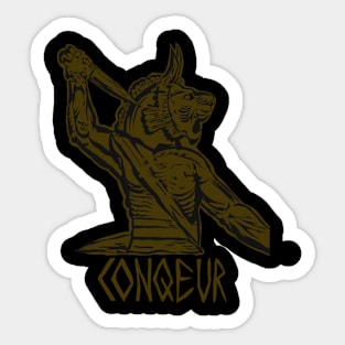 Conquer Sticker